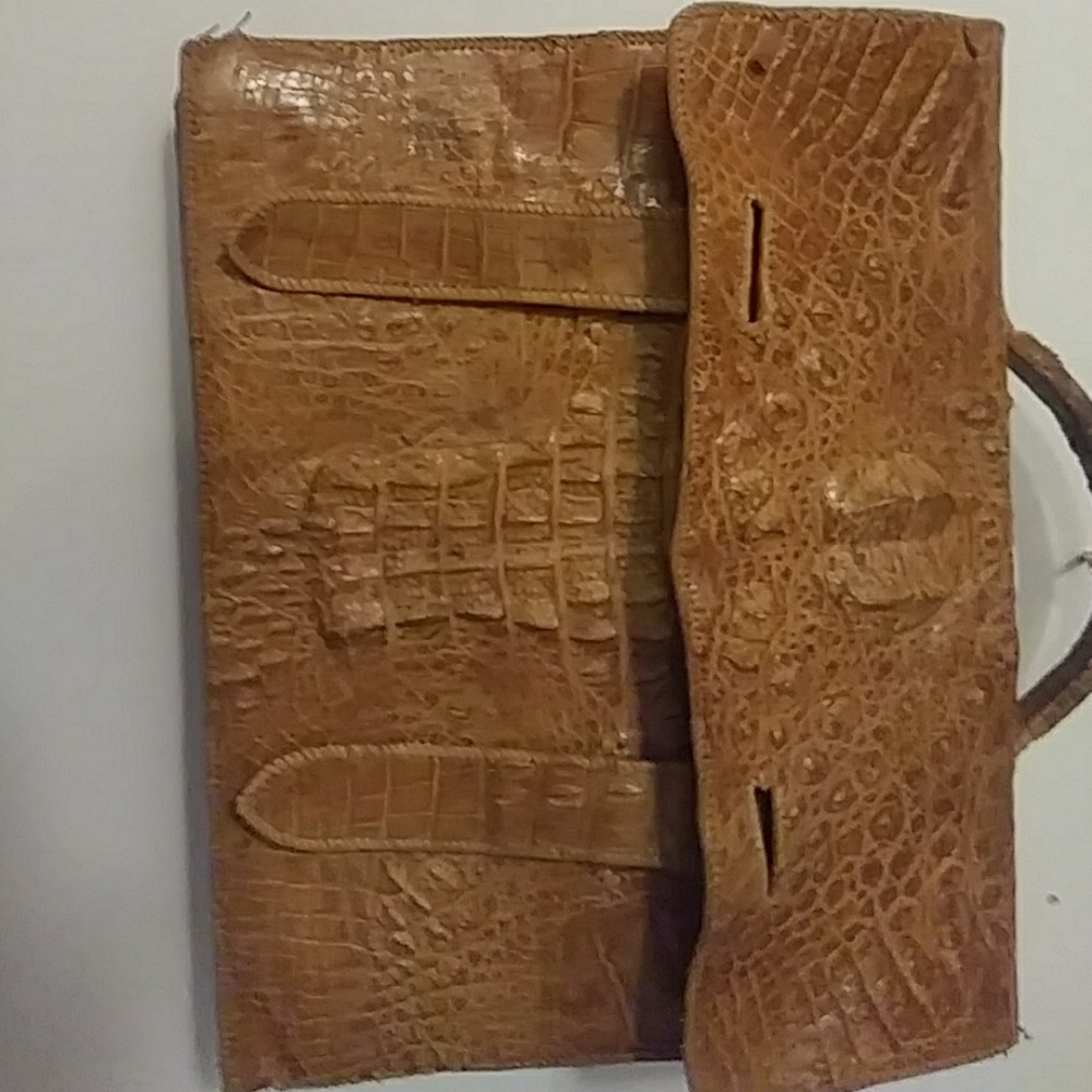 Crocodile briefcase